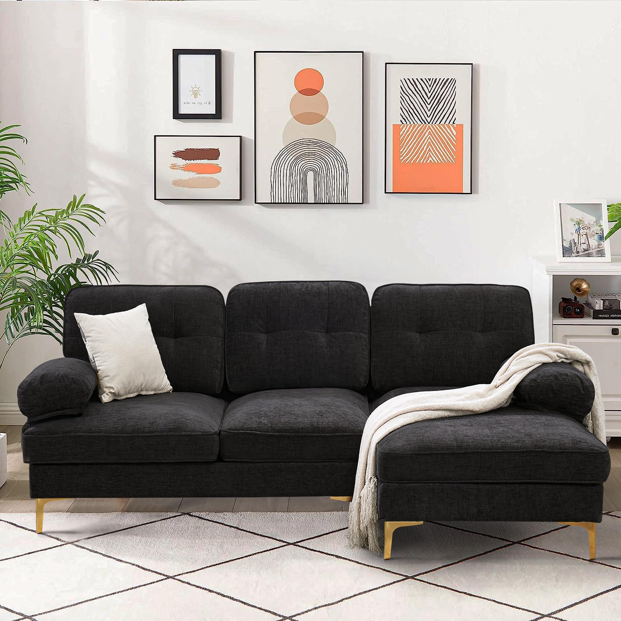L-Shaped Sectional Sofa 85