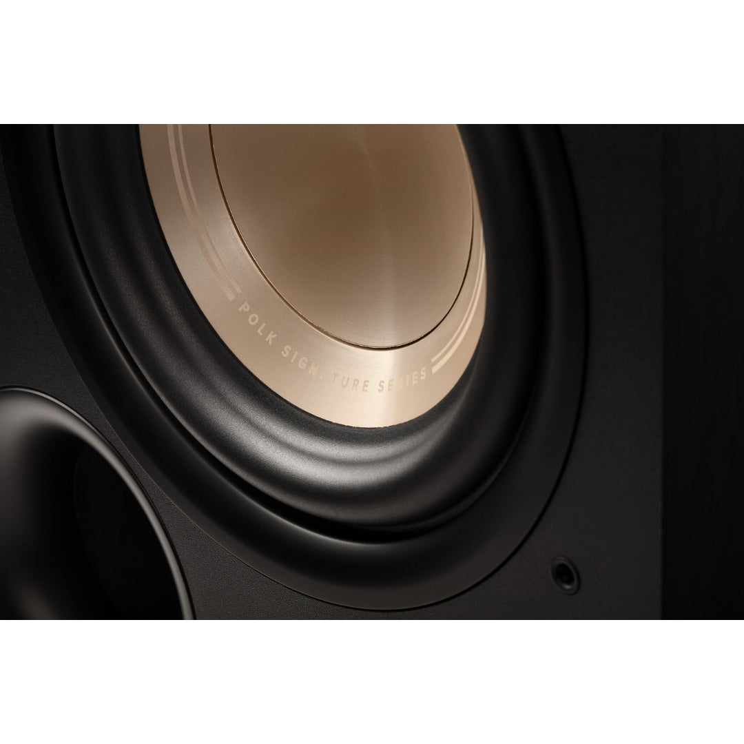 Polk Signature Elite ES8 8-Inch 100W Powered Subwoofer - High-Performance Bass for Home Theater & Music Systems