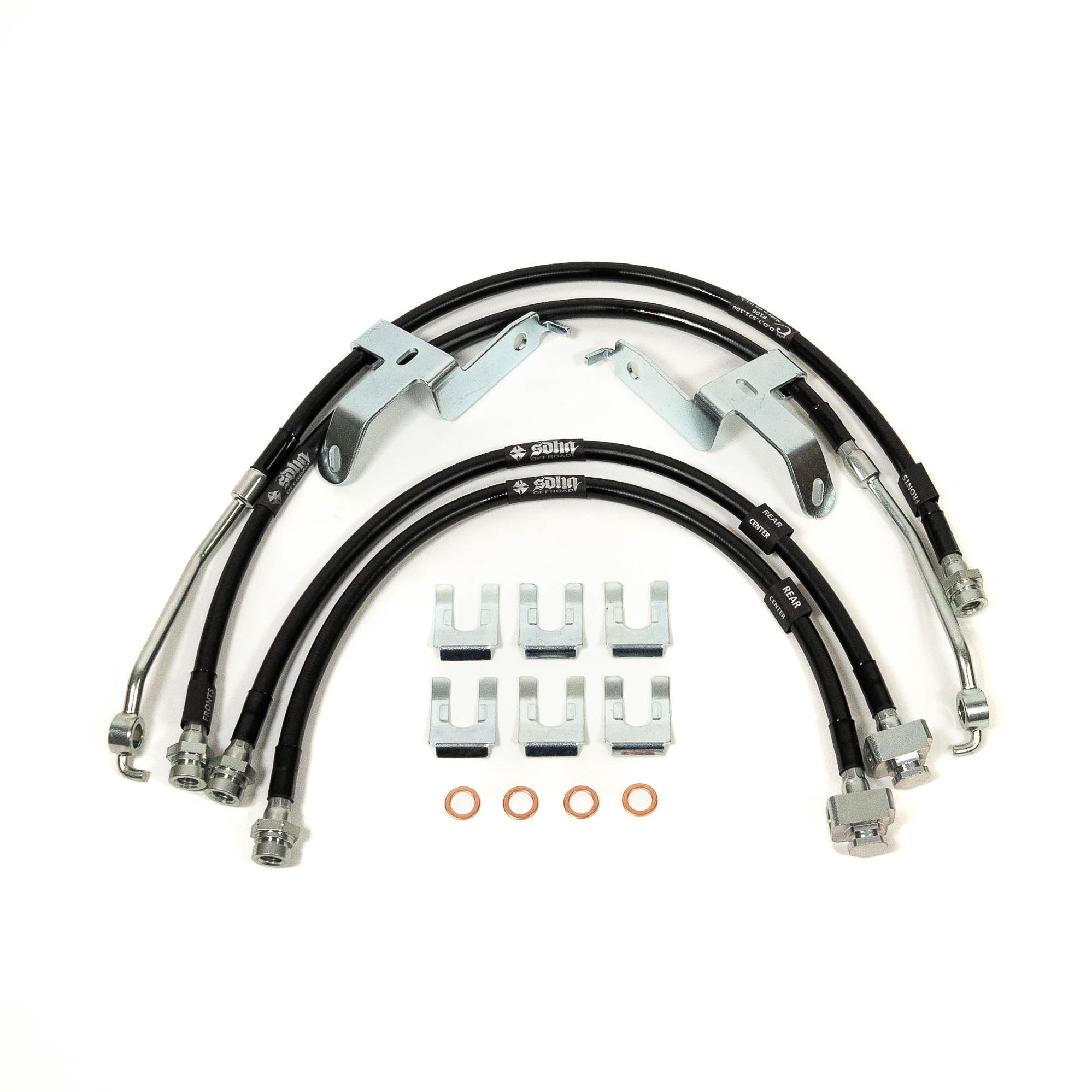 21-24 Ford Bronco SDHQ Brake Line Kit - High Performance Brake Upgrade for Off-Road & Daily Driving | Perfect for Trail Riding & Street Use