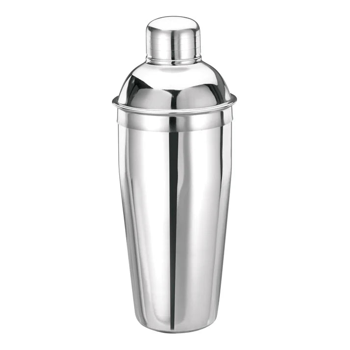 Winco 28 Oz 3 Piece Deluxe Bar Shaker Set - Professional Stainless Steel Cocktail Mixer for Bartenders & Home Bars - Perfect for Margaritas, Martinis & Mixed Drinks