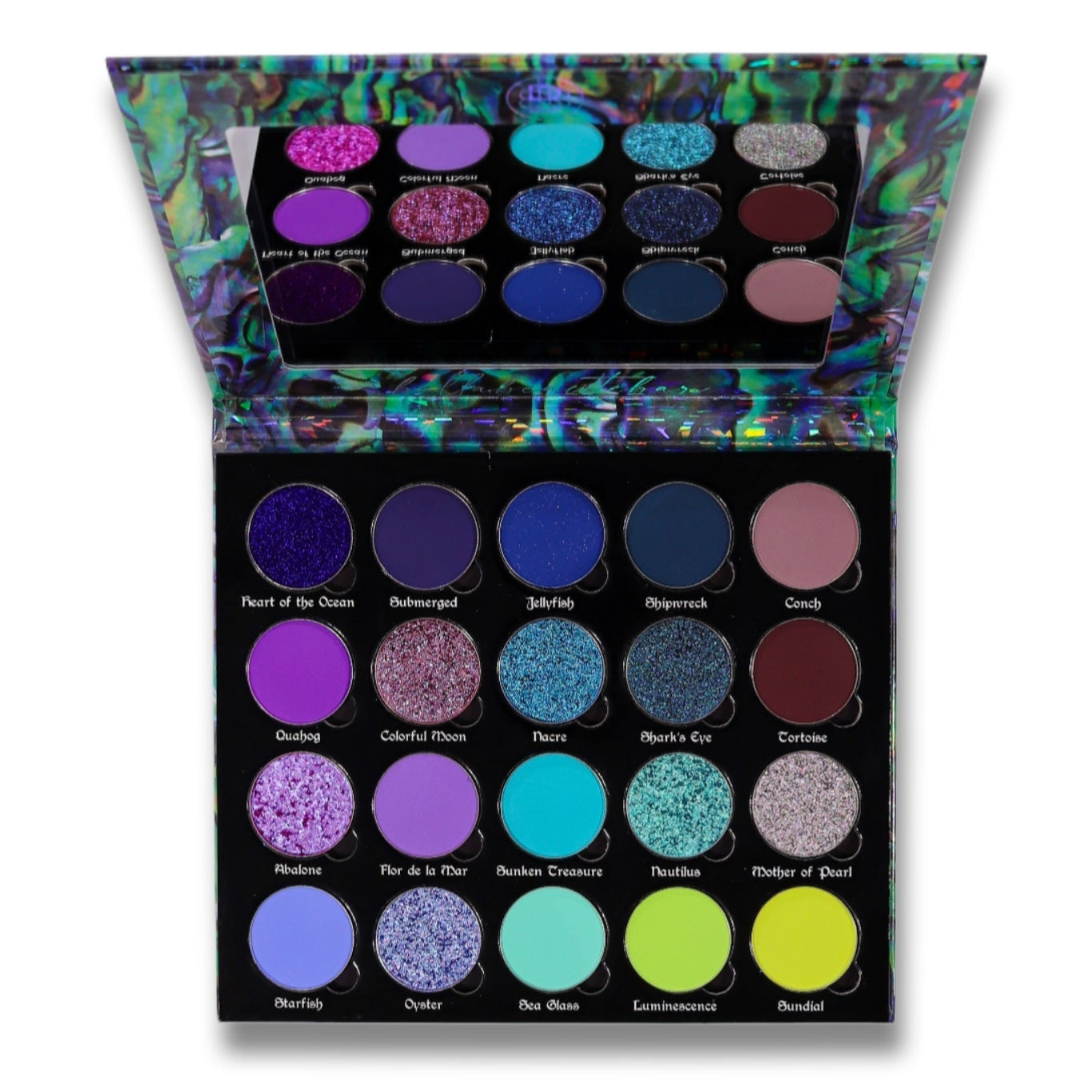 Ocean Jewel Eyeshadow Palette - 12 Vibrant Matte & Shimmer Shades for Stunning Eye Makeup | Perfect for Day & Night Looks, Parties & Special Occasions