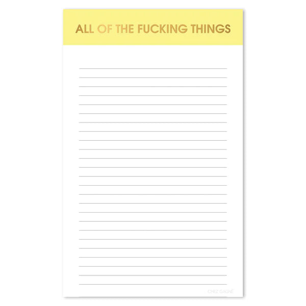 Chez Gagné Premium Notepads - Stylish & Durable Writing Pads for Office, School, and Creative Journaling | Perfect for Note-Taking, To-Do Lists, and Gift Ideas