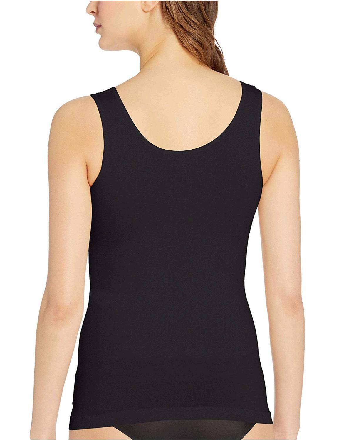 ESSENTIALS BY TUMMY TANK Women's Seamless Shaping Tank Top - Slimming Bodysuit for Everyday Wear, Yoga & Layering