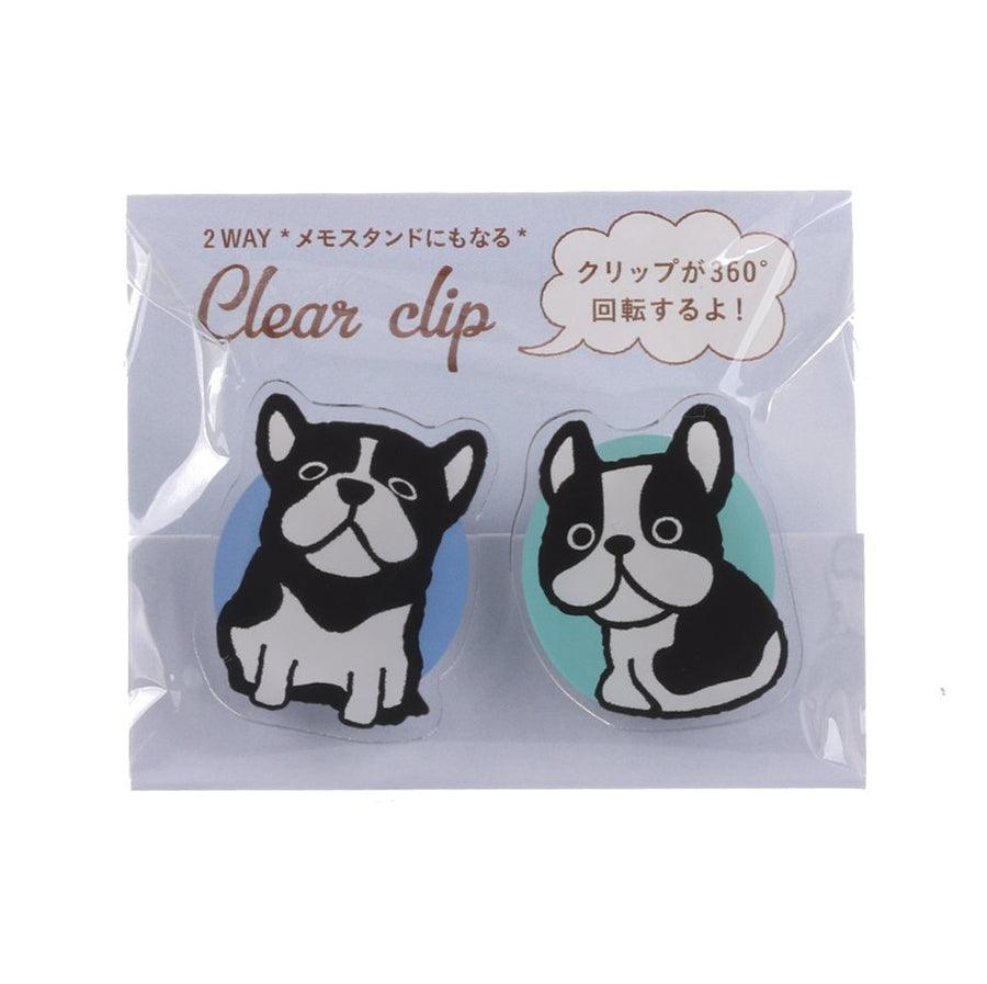 PINE BOOK Two-Way Clear Bulldog Clips (20g) - Perfect for Office, School, and Crafting Projects
