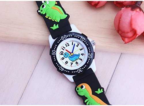 ELEOPTION Kids Watch for Girls Boys - Analog Digital Waterproof Toddler Watch with 3D Cute Cartoon Design, Soft Silicone Strap - Perfect Birthday Gift for School, Playtime & Outdoor Activities