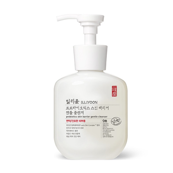 ILLIYOON Probiotic Skin Barrier Gentle Cleanser - Soothing & Hydrating Face Wash for Sensitive & Dry Skin - Perfect for Daily Skincare Routine & Post-Workout Refreshment