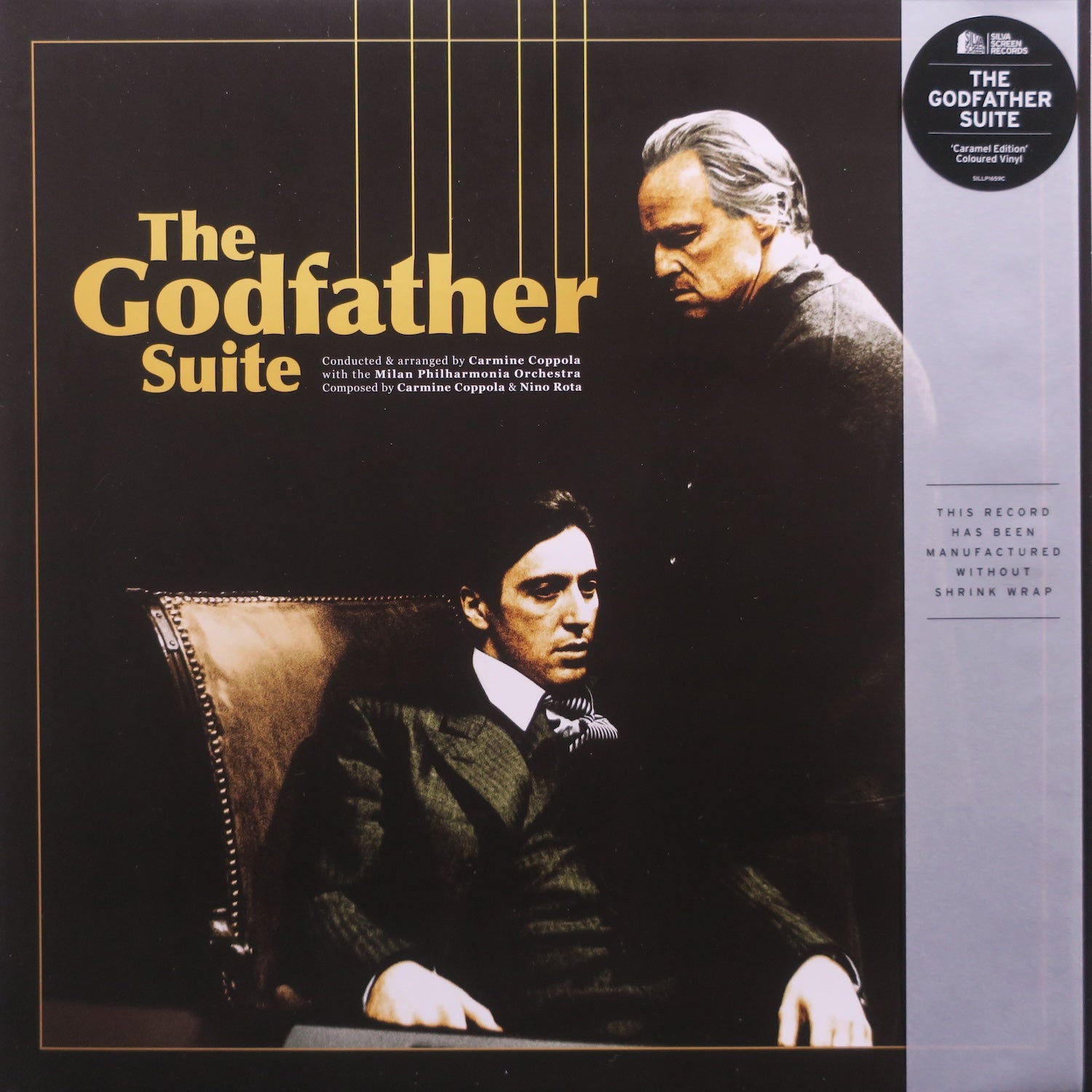 The Godfather Suite Soundtrack - Limited Edition Caramel Vinyl LP | Classic Movie Music for Home Listening & Collectors