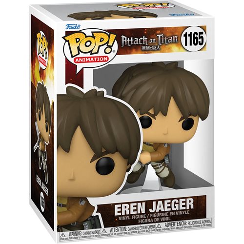 Attack on Titan Eren Jaeger Pop! Vinyl Figure #1165 - Anime Collectible for Display & Gift Giving