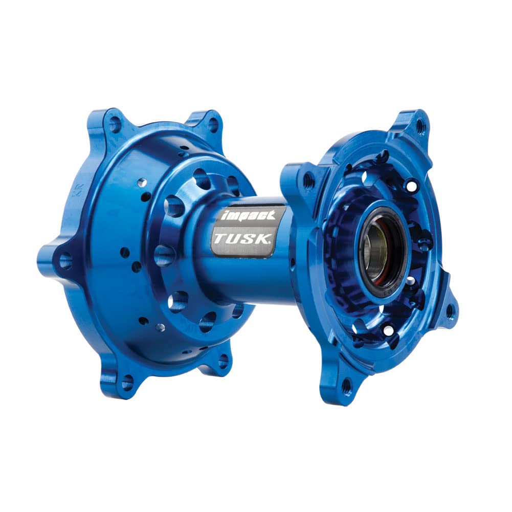 TUSK Impact Motorcycle Rear Hub - Blue for KTM 400 XC-W 2007, 2009-2010 | Durable Off-Road Replacement Part for Trail Riding & Motocross Racing
