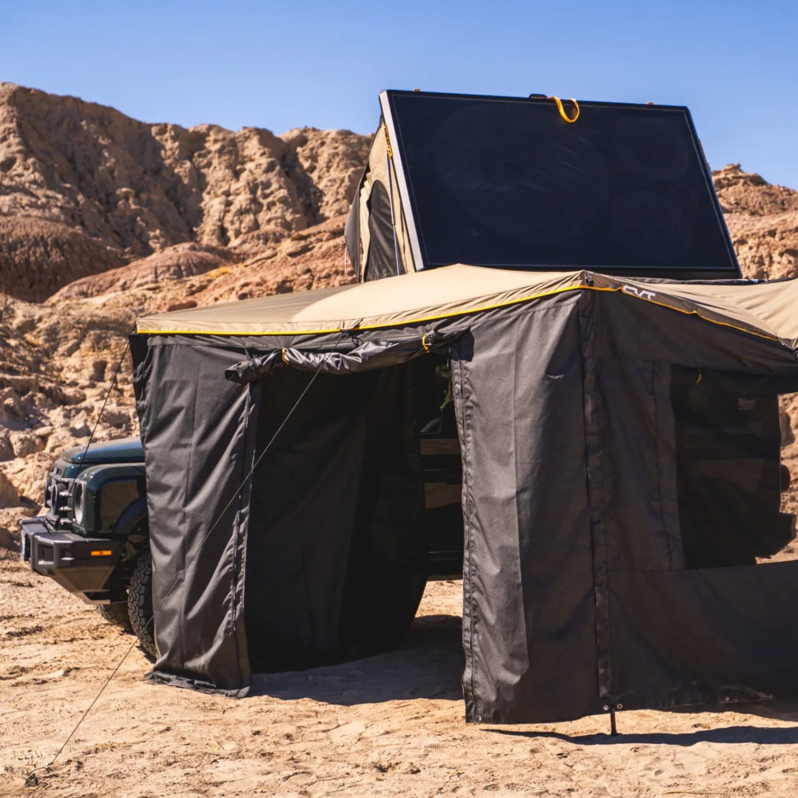 180 Degree Adjustable RV Awning Wall - Waterproof & UV Resistant for Outdoor Camping, Patio, and RV Shelter - Perfect for Sun Protection and Privacy