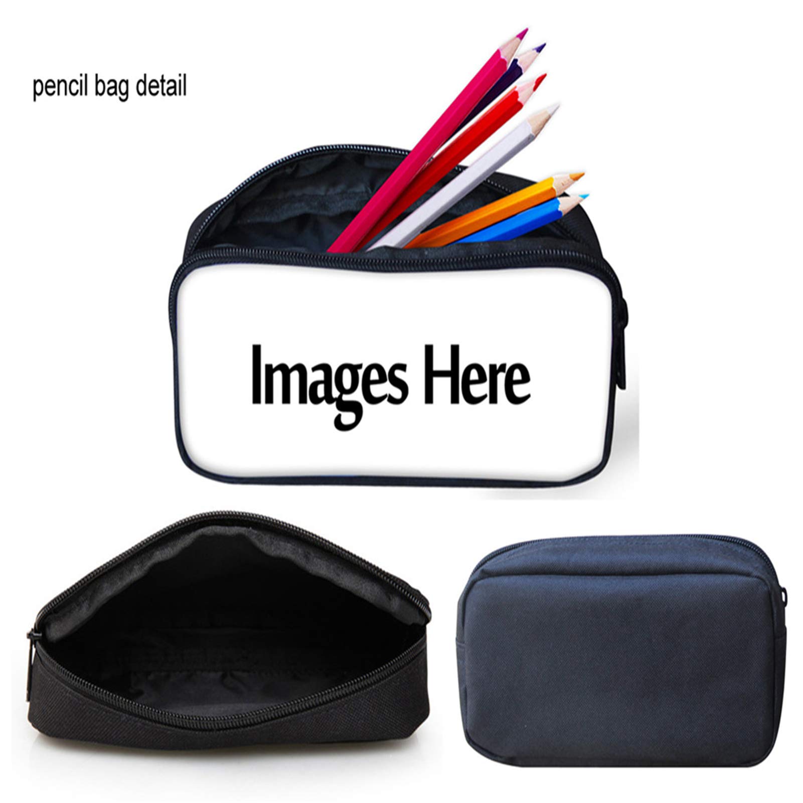 Navajo Print Backpack Set for Kids - Backpack, Lunchbox & Pencil Case for School