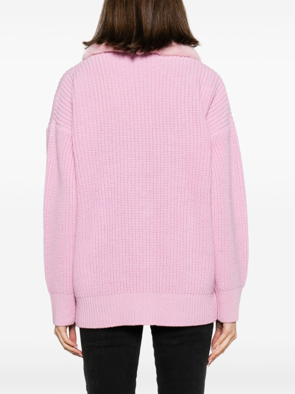 Blumarine Women's Pink Jacket - Stylish & Trendy Outerwear for Fall & Winter Fashion | Perfect for Casual Outings & Date Nights