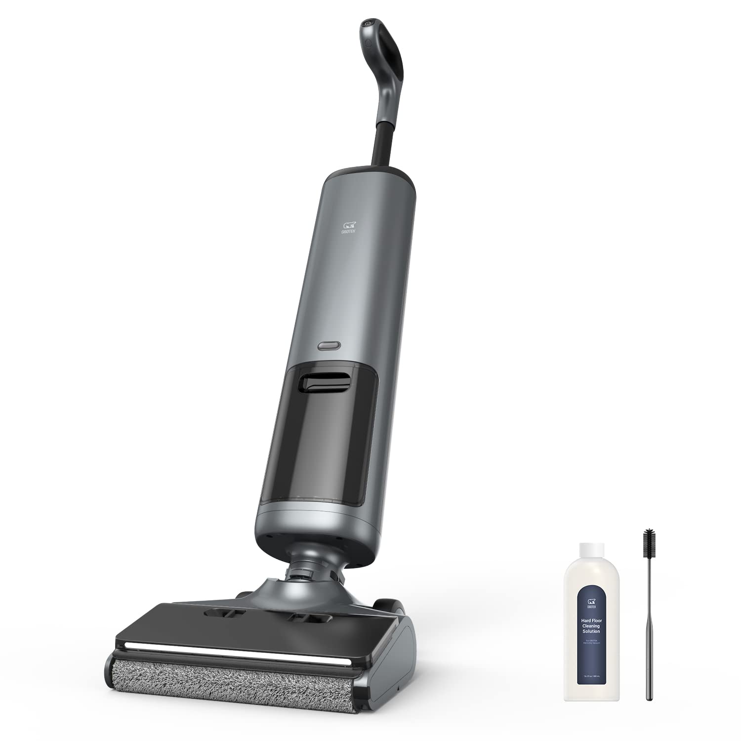 OSOTEK Cordless Wet Dry Vacuum Mop Combo with 180° Flat Wide Floor Brush - Powerful 2-in-1 Cleaning for Pet Hair, Footprints & Household Messes - Ideal for Hardwood Floors, Tile & Laminate Surfaces
