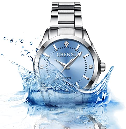 Gosasa Women's Classic Stainless Steel Quartz Watch - Waterproof & Luminous for Business & Casual Wear