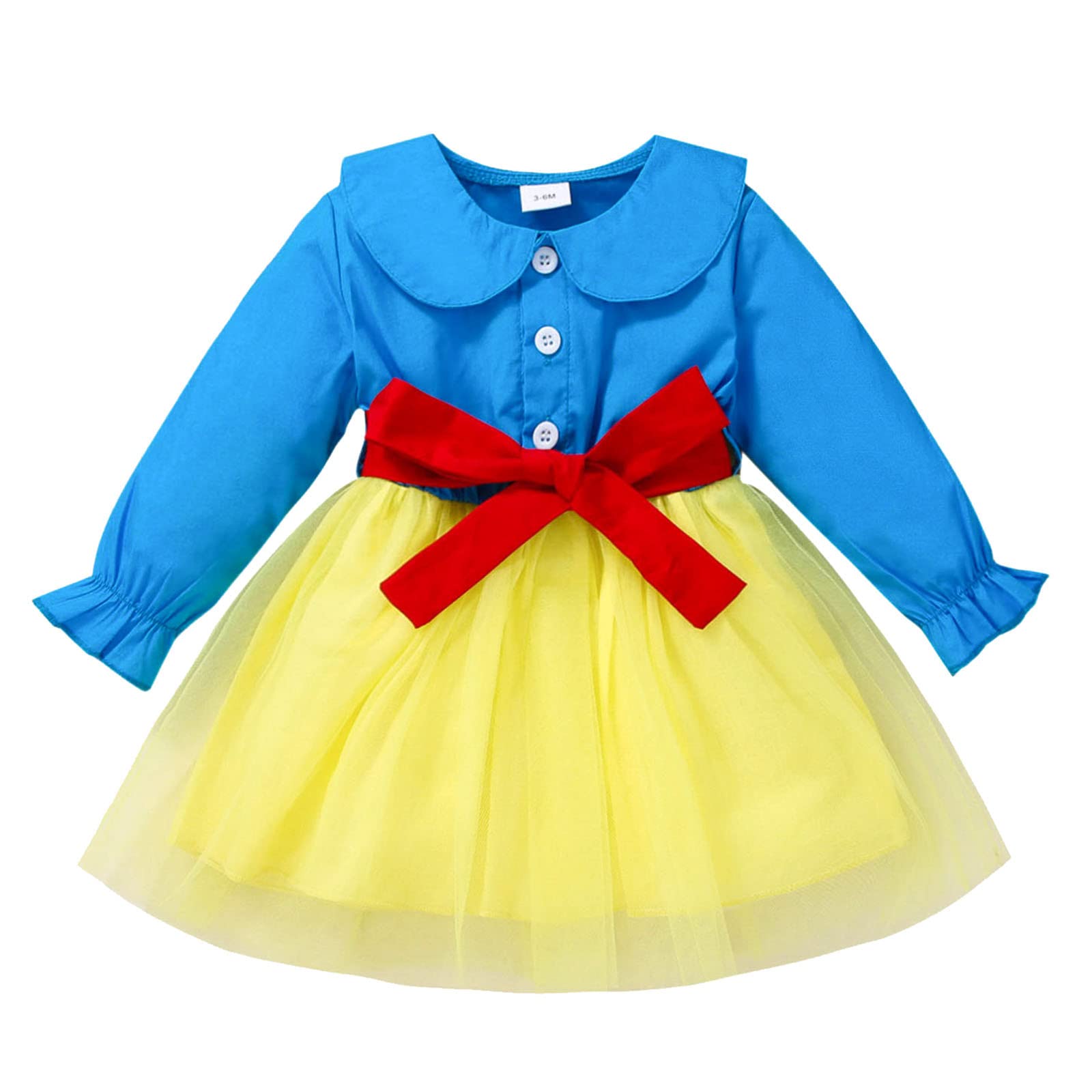 **Baby Girl Long Sleeve Tulle Princess Dress – Elegant Toddler Party Gown for Birthday, Photo Shoots & Special Occasions**