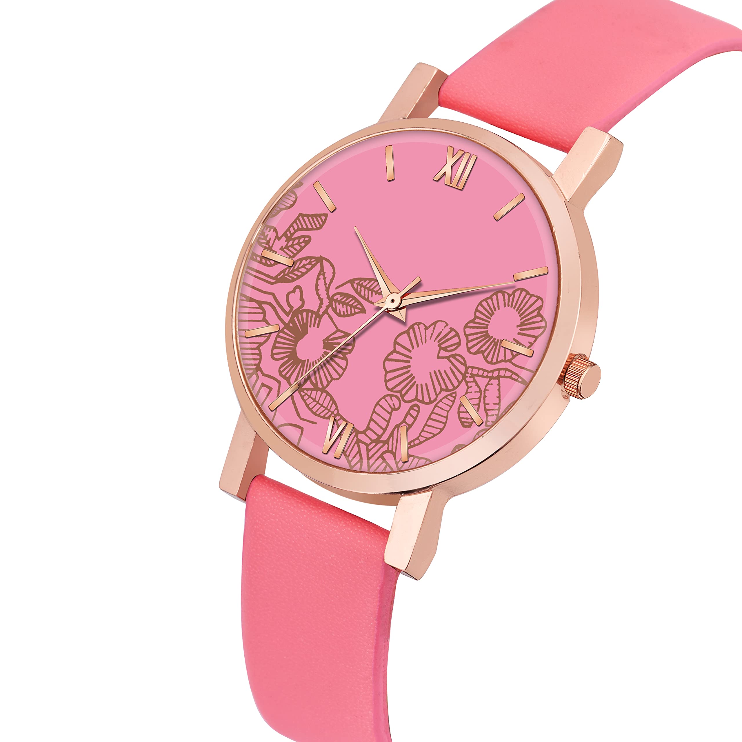 Motu Gaju Analog Watch for Women & Girls - Colorful Dial with Leather Strap - Perfect Gift for Birthday, Anniversary & Special Occasions | Stylish Casual & Office Wear Accessory