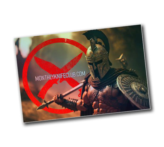 MKC Holographic Spartan Sticker - Premium 3D Decal for Laptops, Cars, Helmets & DIY Projects - Waterproof Vinyl Decal for Spartan Fans & Military Enthusiasts