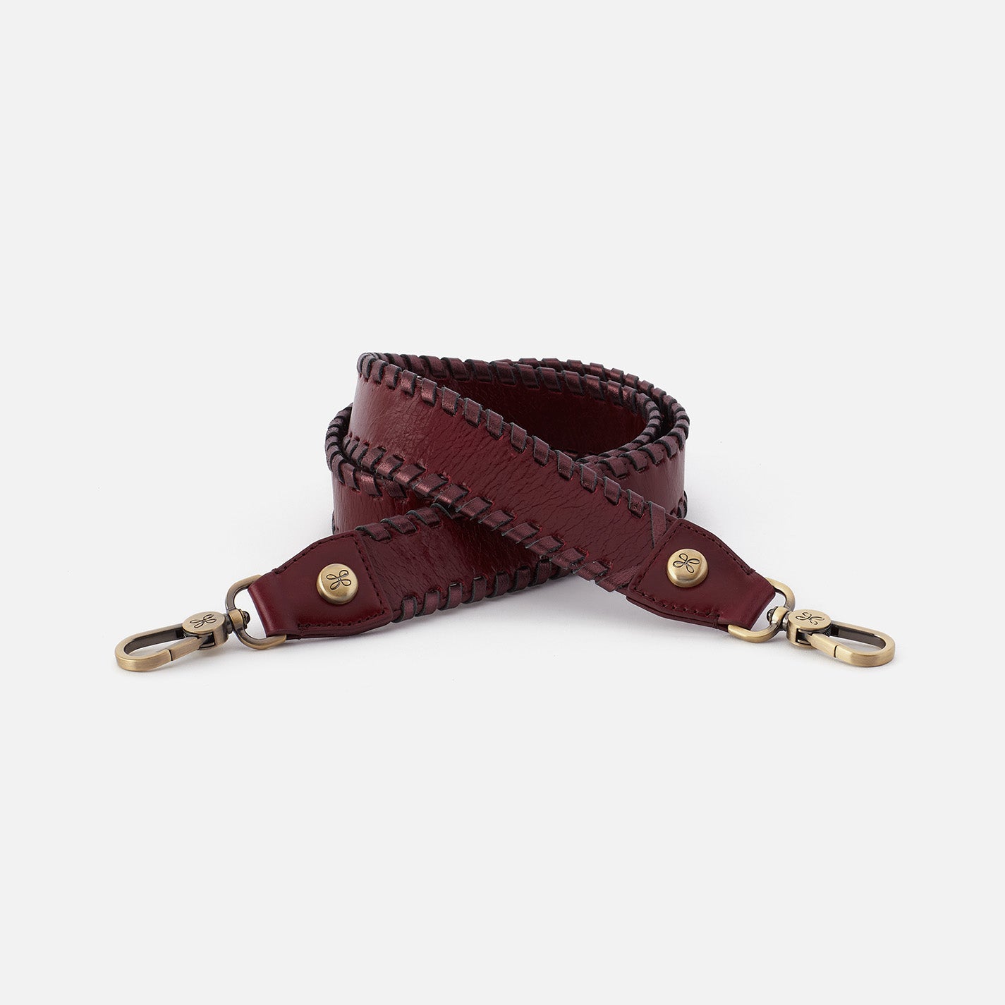 Premium Polished Leather Whipstitch Guitar Strap - Winterberry Color | Comfortable & Durable for Acoustic & Electric Guitars | Perfect for Live Performances & Studio Sessions