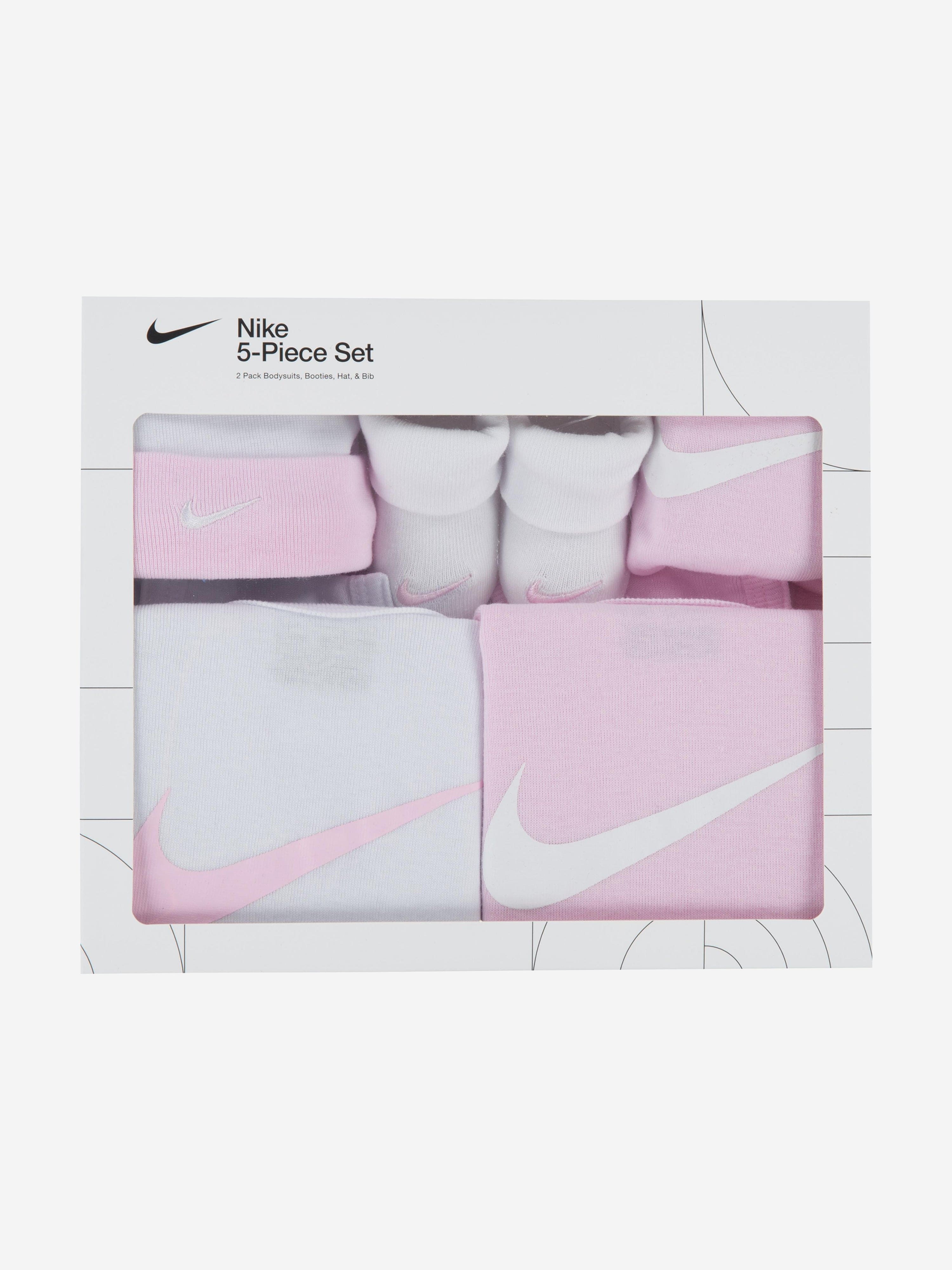Baby Girls 5-Piece Gift Set in Pink | Newborn Outfit & Accessories | Perfect for Baby Showers, Birthdays & Special Occasions