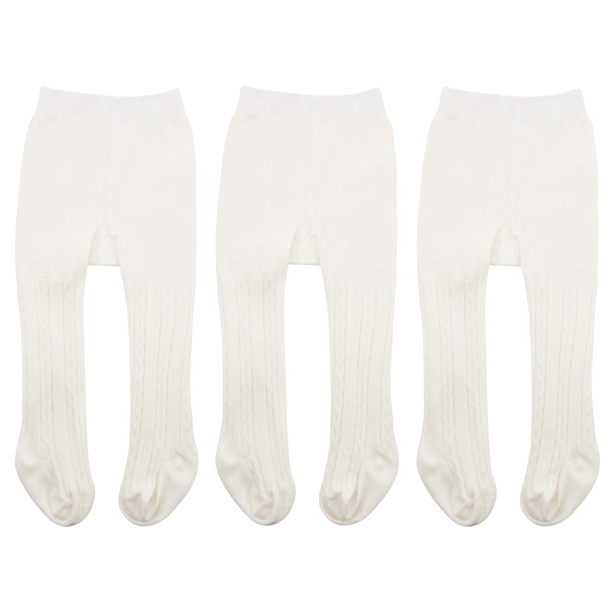 Zando Infant Soft Tights - Seamless Baby Girl Leggings | Warm Winter Knit Toddler Pants & Stockings for Newborns | Perfect for Playtime, Daycare & Cold Weather Outfits
