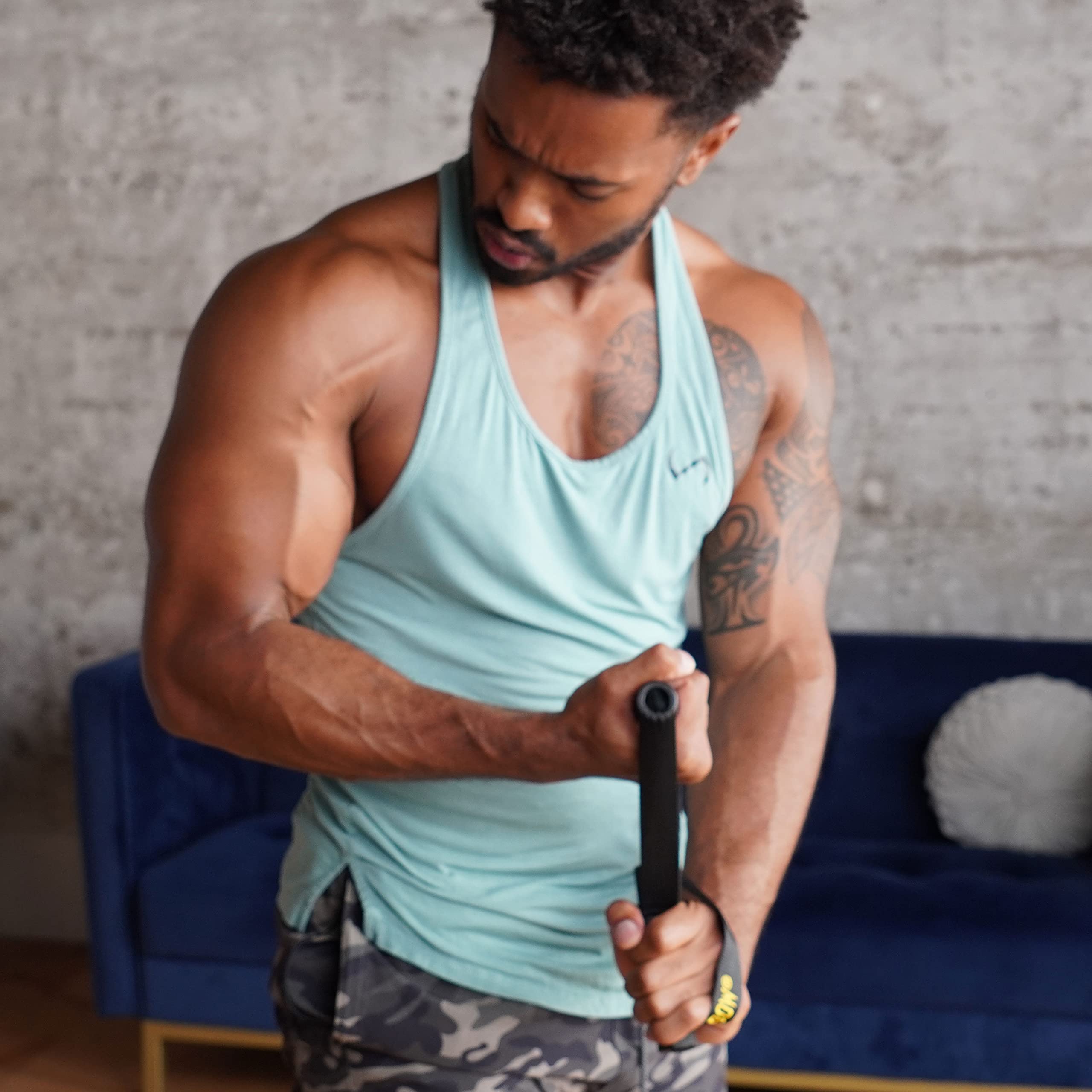 Iso-Bow | Portable Isometric Exercise Equipment for Strength & Flexibility Training - Home & Travel Fitness Strap for Yoga, Pilates & Stretching (Non-Stretch Design) - Perfect for Home Workouts, Gym Sessions & On-the-Go Fitness