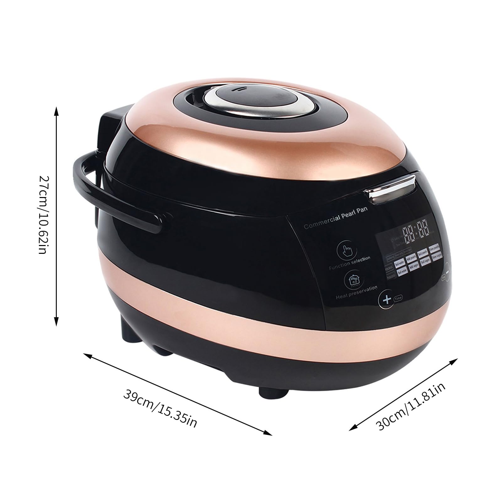 Commercial Automatic Boba Pearl Maker Machine with Micro-Pressure Technology - Professional Tapioca Pearl Cooker for Bubble Tea Shops, Restaurants & Milk Tea Stores - Perfect for Making Chewy Boba Pearls at Home or Business