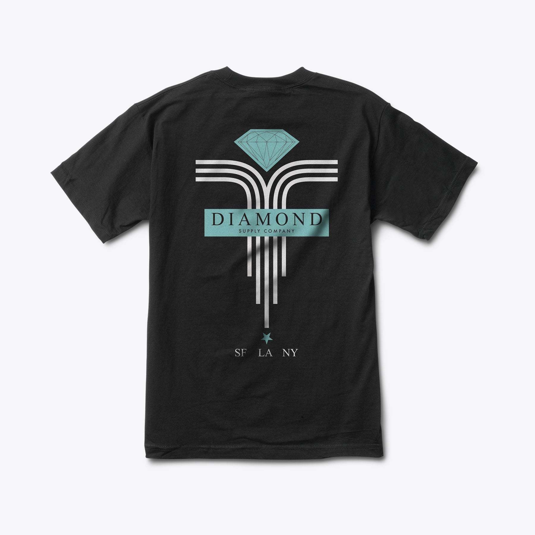 Premium Diamond Mach 5 T-Shirt for Men - Soft Black Cotton Tee - Casual Wear, Gym & Street Style