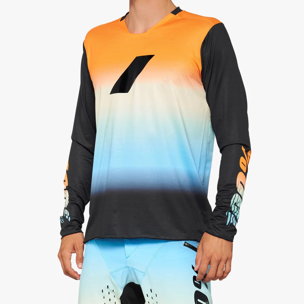 100% R-Core X LE Performance Jersey - Breathable, Lightweight & Moisture-Wicking for Cycling, Running & Outdoor Sports