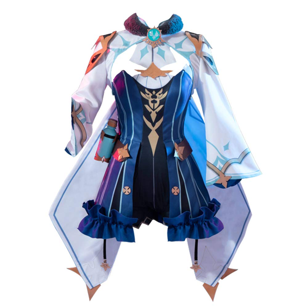 Sucrose Cosplay Costume - Genshin Impact Game Character Outfit for Halloween, Anime Conventions & Themed Parties