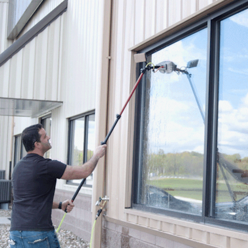 XERO J2 Extension Pole - Lightweight Telescopic Pole for Painting, Cleaning & Window Washing - Extendable to 12 Feet - Aluminum Alloy Construction - Perfect for High Reach Tasks at Home or Job Site