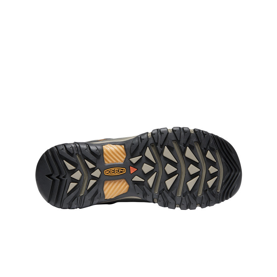 Men's KEEN Targhee III Waterproof Hiking Boots - Black Olive/Golden Brown | Mid-Cut Ankle Support | All-Terrain Traction | Ideal for Hiking, Backpacking & Outdoor Adventures
