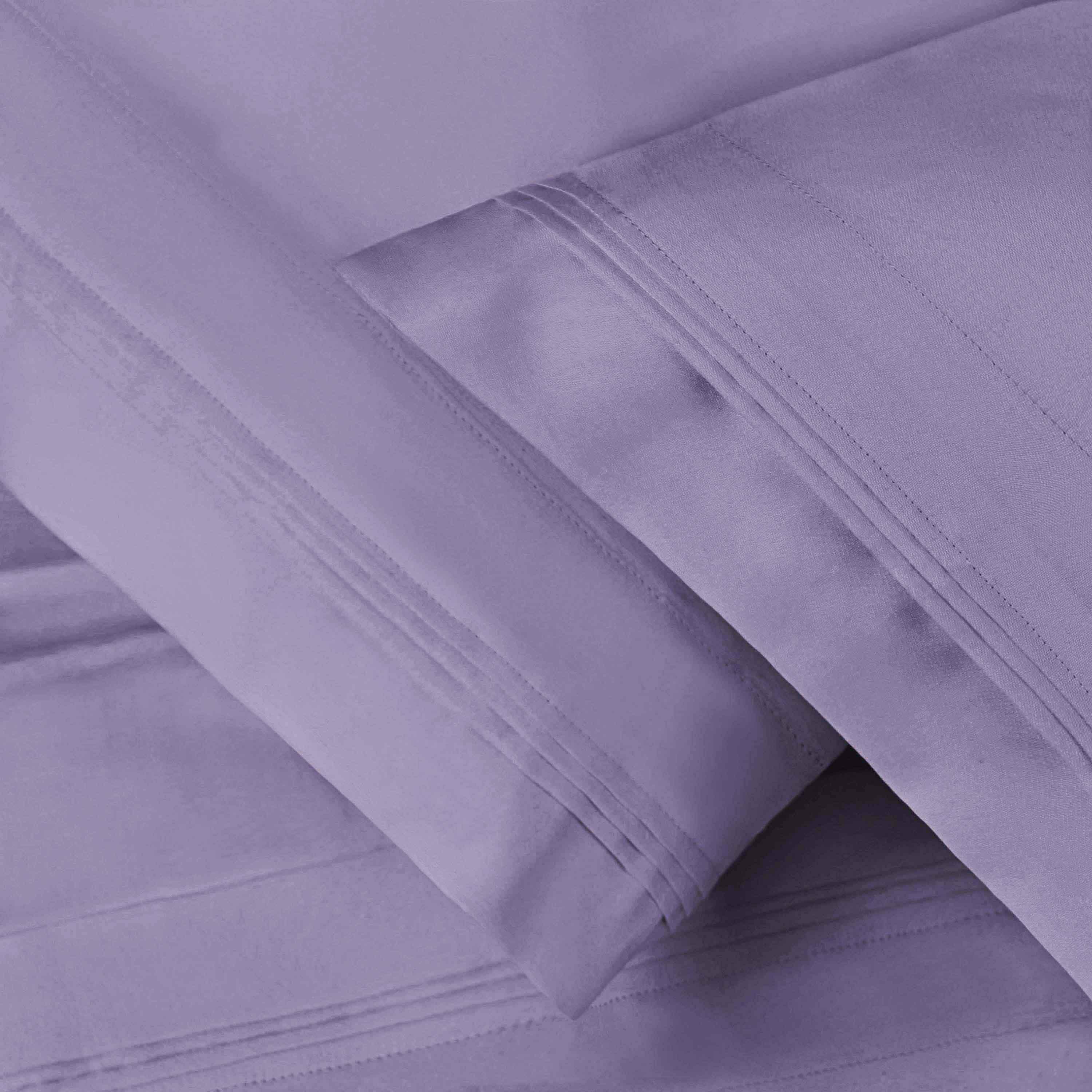 650 Thread Count Premium Egyptian Cotton Solid Pillowcase Set - Ultra Soft & Breathable Bedding for Luxury Hotels & Home Use