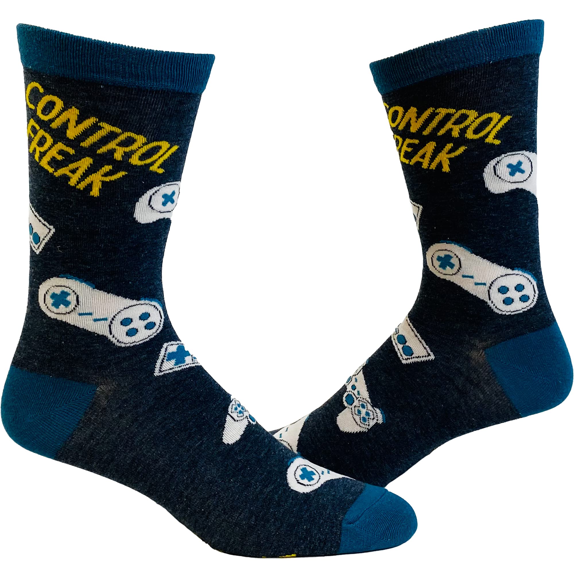 Funny Video Game Socks for Men - Cool Gamer Footwear with Cartoon Designs - Perfect for Gaming Sessions, Esports Tournaments & Geek Gifts