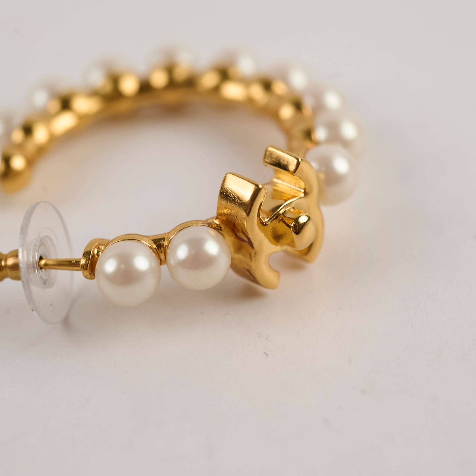 Chanel Multi Pearl Hoop Earrings - Luxury Fashion Jewelry for Women | Perfect for Parties, Weddings & Special Occasions