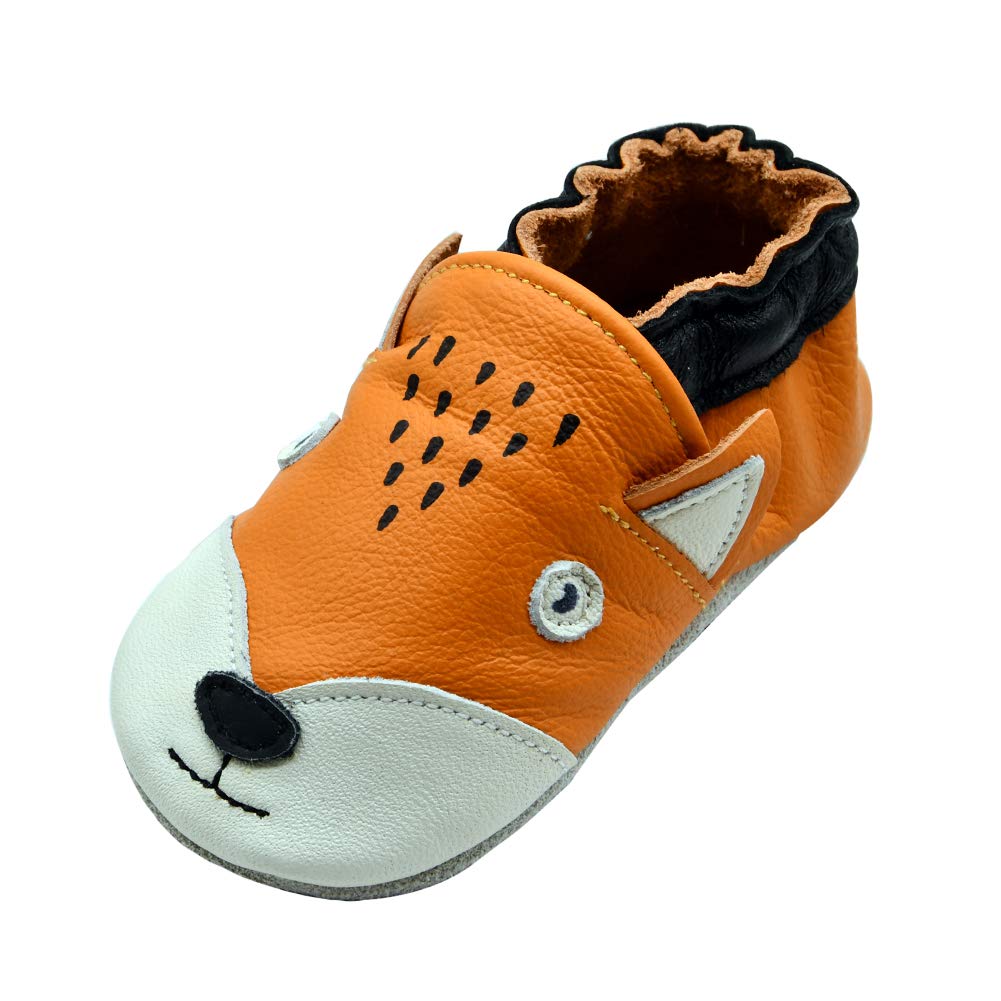 iEvolve Baby Soft Sole Shoes for Girls & Boys - First Walkers & Toddler Moccasins - Comfortable Crib Shoes for Early Steps (Indoor/Outdoor Play, Special Occasions)