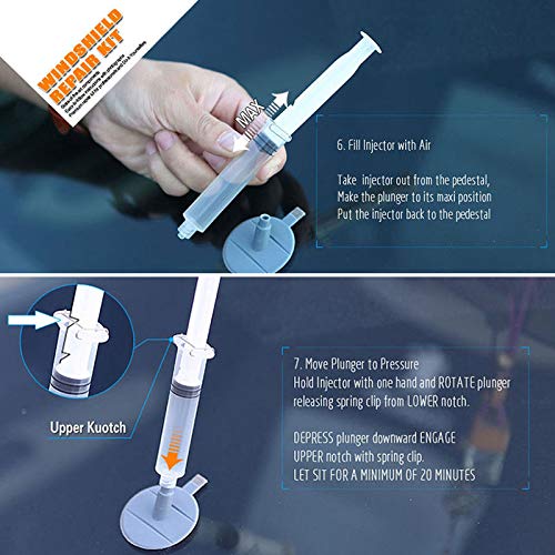Professional Windshield Repair Kit for Cars - DIY Chip & Crack Fix Tool Set | Easy Auto Glass Repair for Home & Roadside Use
