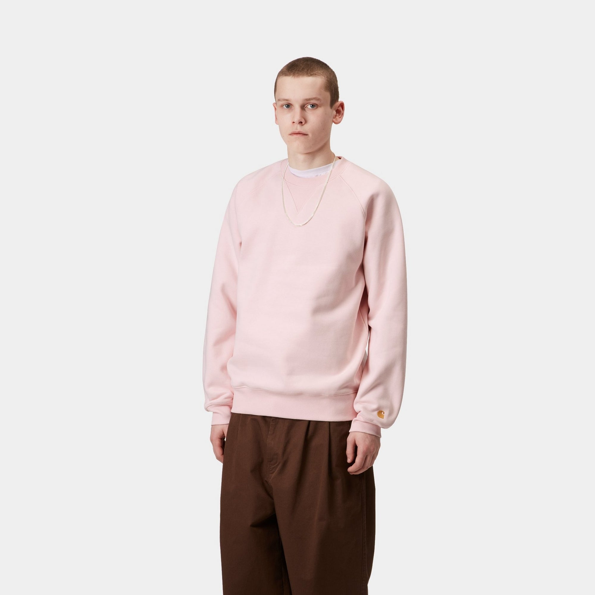 Chase Sweatshirt | Air Pink Women's Casual Pullover Hoodie - Perfect for Streetwear, Loungewear & Everyday Comfort