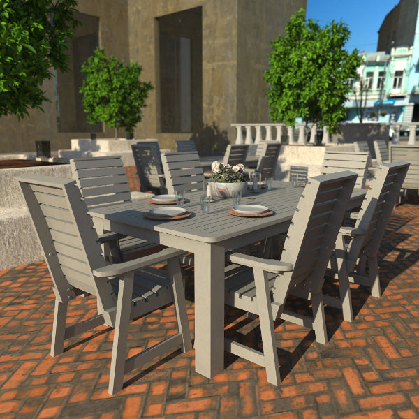 Glennville 7-Piece Dining Set - Modern Wooden Table & Chairs for Kitchen, Dining Room, Patio | Perfect for Family Meals & Entertaining Guests