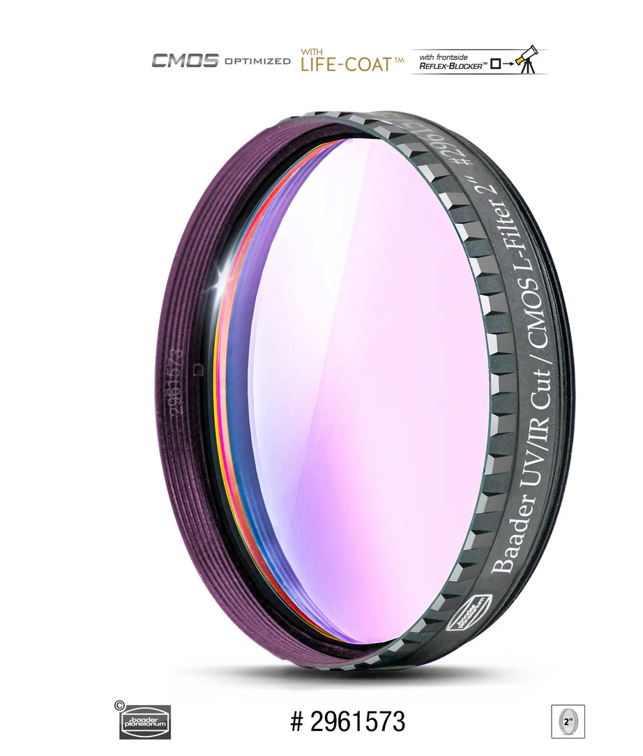 Baader UV IR Cut Filter - High-Quality Optical Filter for Astrophotography & DSLR Cameras - Perfect for Enhancing Image Clarity & Reducing Infrared Contamination