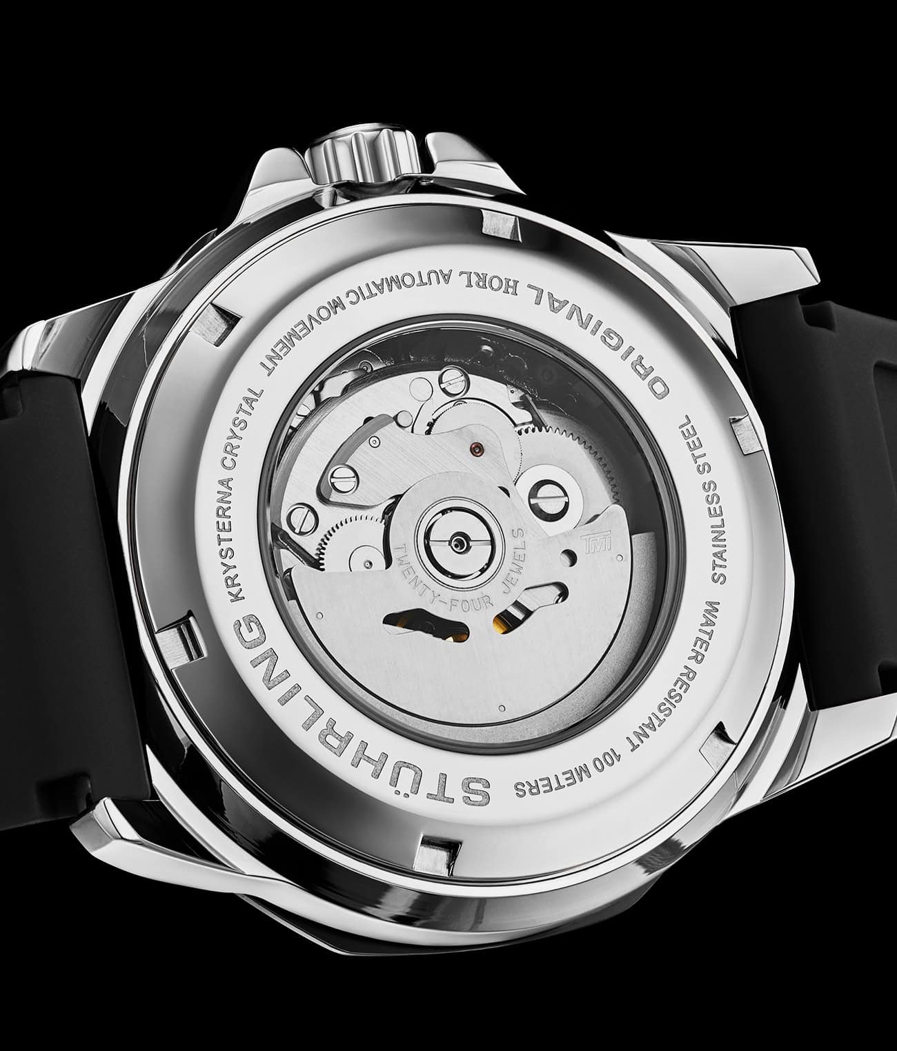Edwardian Automatic 44mm Skeleton Watch for Men - Luxury Stainless Steel Mechanical Timepiece - Perfect for Business, Formal Events & Gift Giving