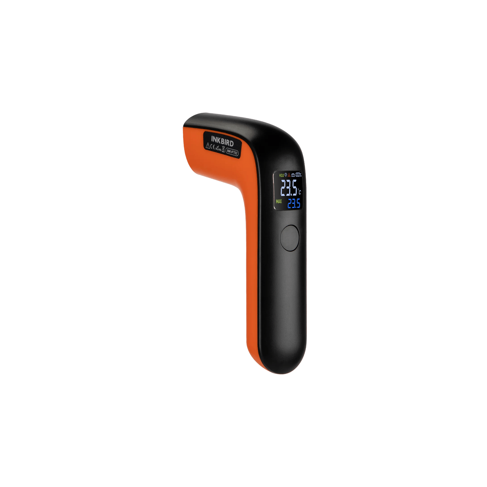 INK IFT02 Infrared Thermometer - Non-Contact Digital Thermometer for Adults & Kids - Accurate Forehead & Ear Temperature Measurement - Home, Office & Travel Use