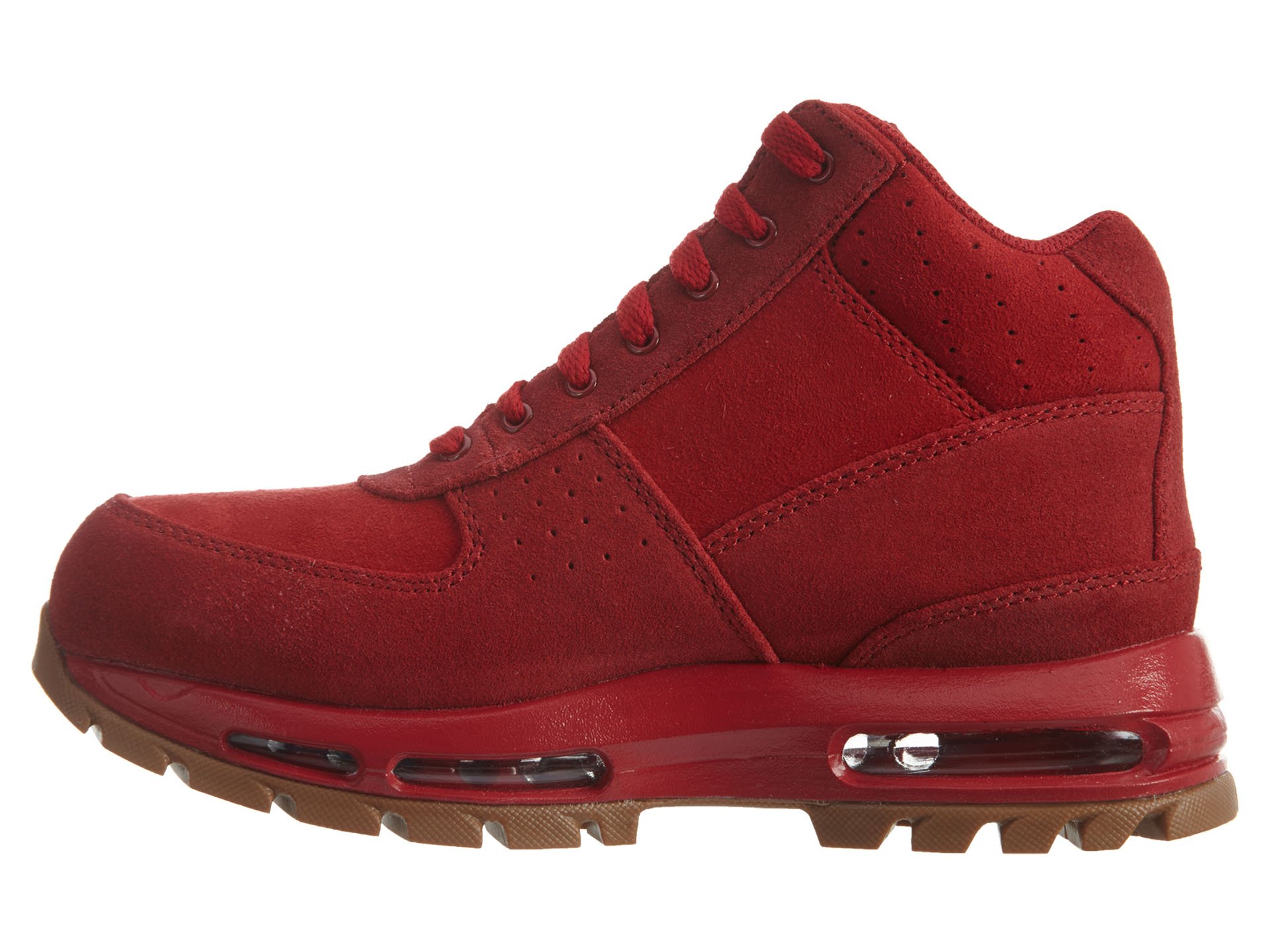 Nike Air Max Goadome Sneakers - Gym Red/Gum Medium Brown - Kids' Grade School (GS) Size 4 - Running Shoes for Boys & Girls - Perfect for School, Sports & Casual Wear