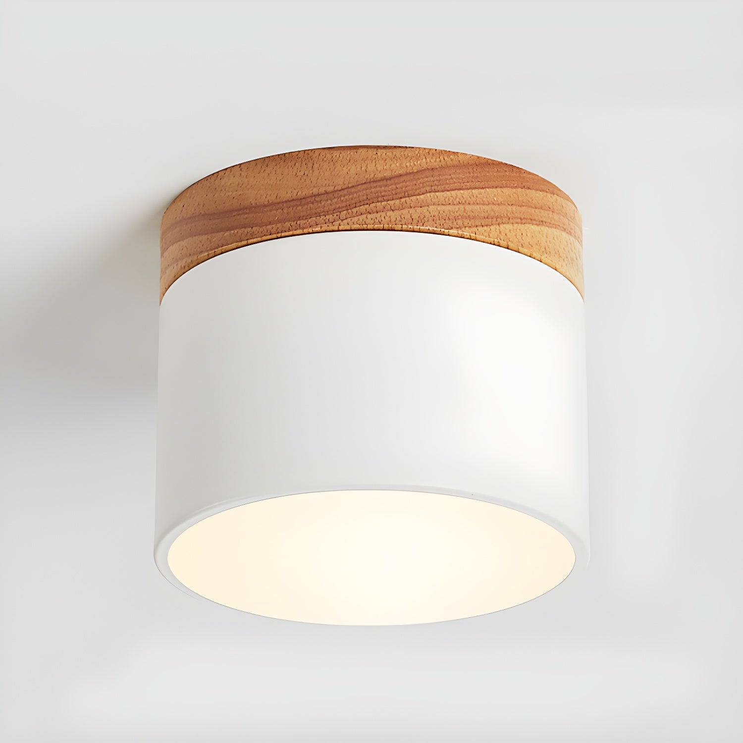 Alva Wooden Surface Downlight - Modern LED Ceiling Light for Home & Office - Dimmable Recessed Lighting Fixture for Living Room, Bedroom, Kitchen, and Hallway