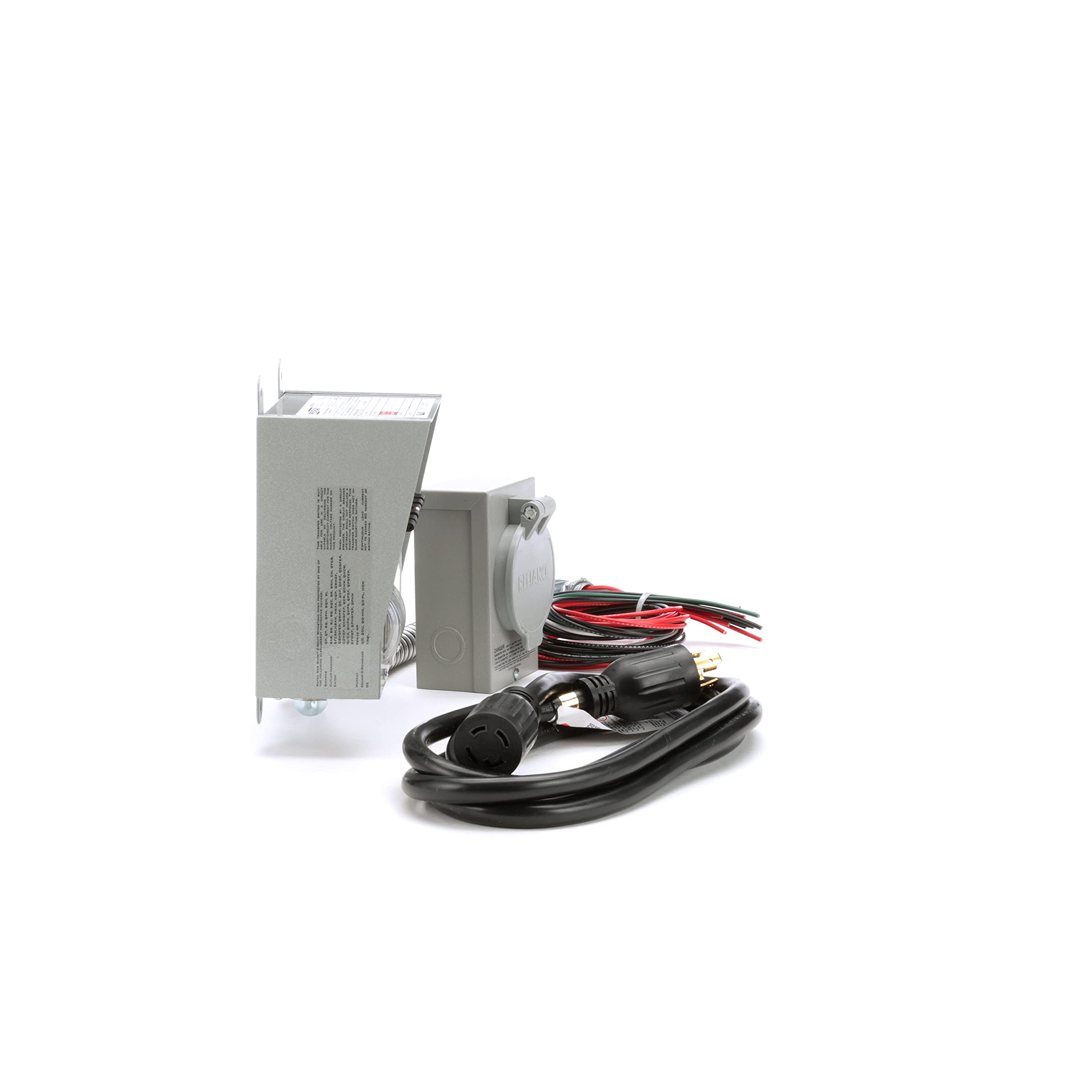 Reliance Controls 31406CWK 30 Amp 6-Circuit Generator Transfer Switch Kit - 7500 Watt Capacity, Gray - Perfect for Home Backup Power During Outages & Emergency Power Transfer