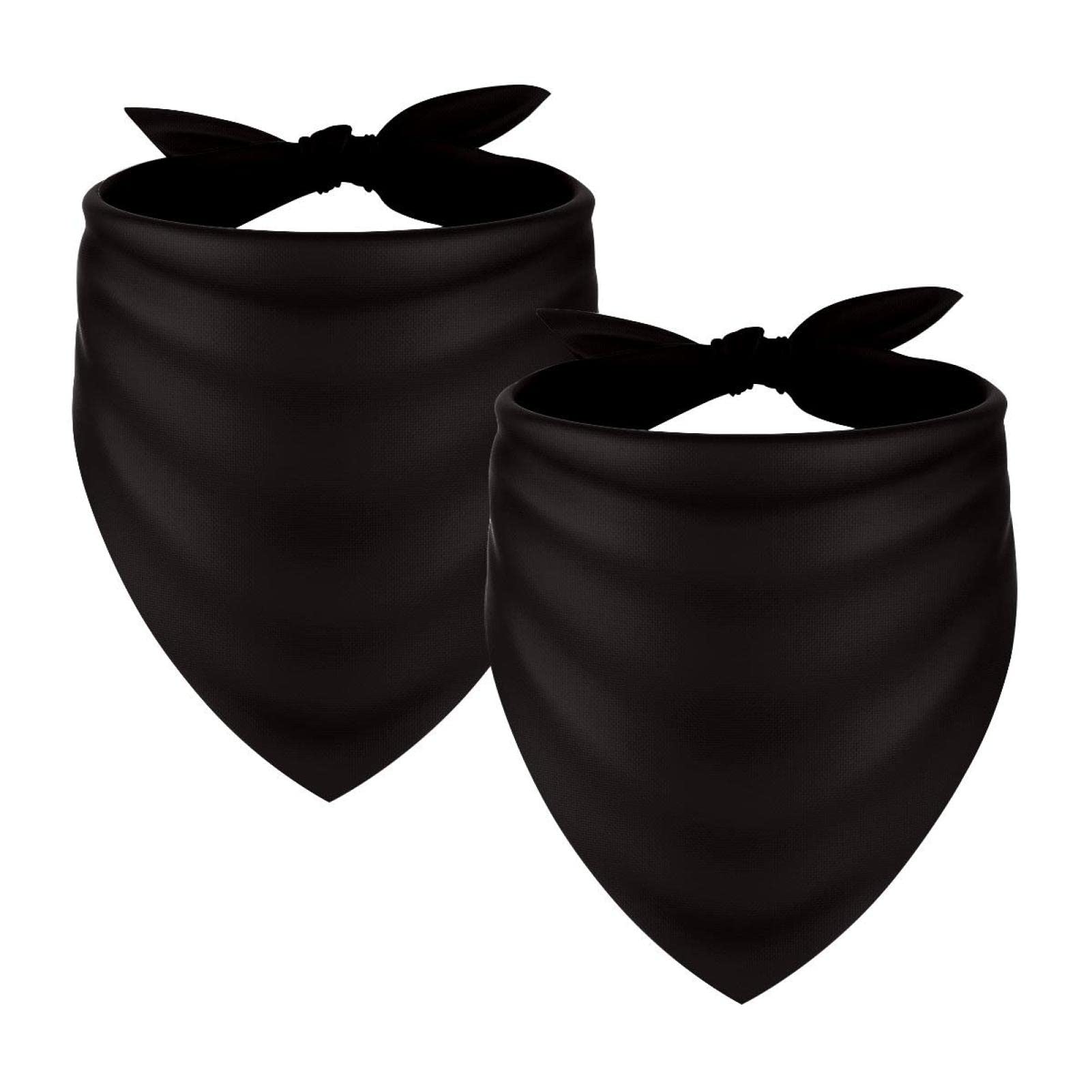 Cooling Dog Bandana for Large & Extra Large Dogs - Soft Triangle Pet Scarf & Bib, 2 Pack Sagittarius Constellation Black - Perfect for Summer Walks, Outdoor Adventures & Pet Fashion Accessories
