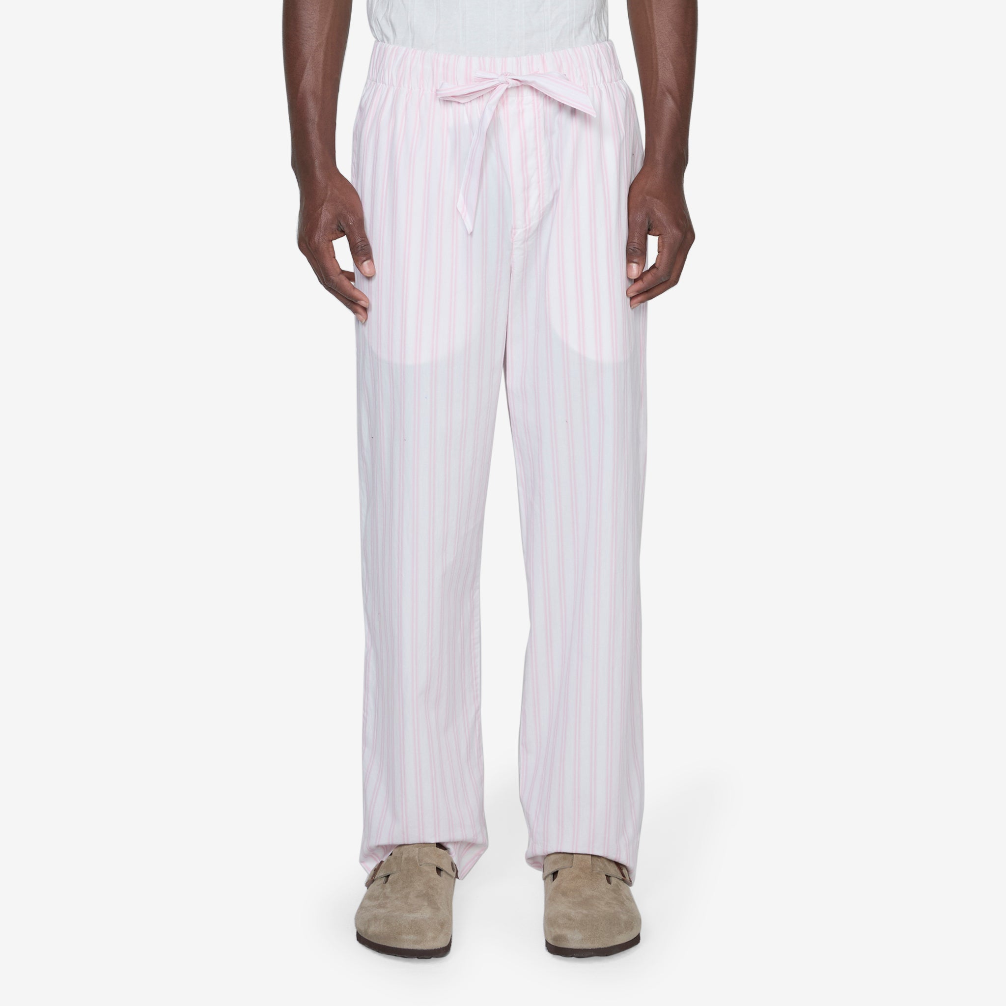 Cotton Poplin Pajama Pants for Women - Hatty Stripes Design | Comfortable Sleepwear for Lounge & Nightwear | Perfect for Relaxing at Home or Travel