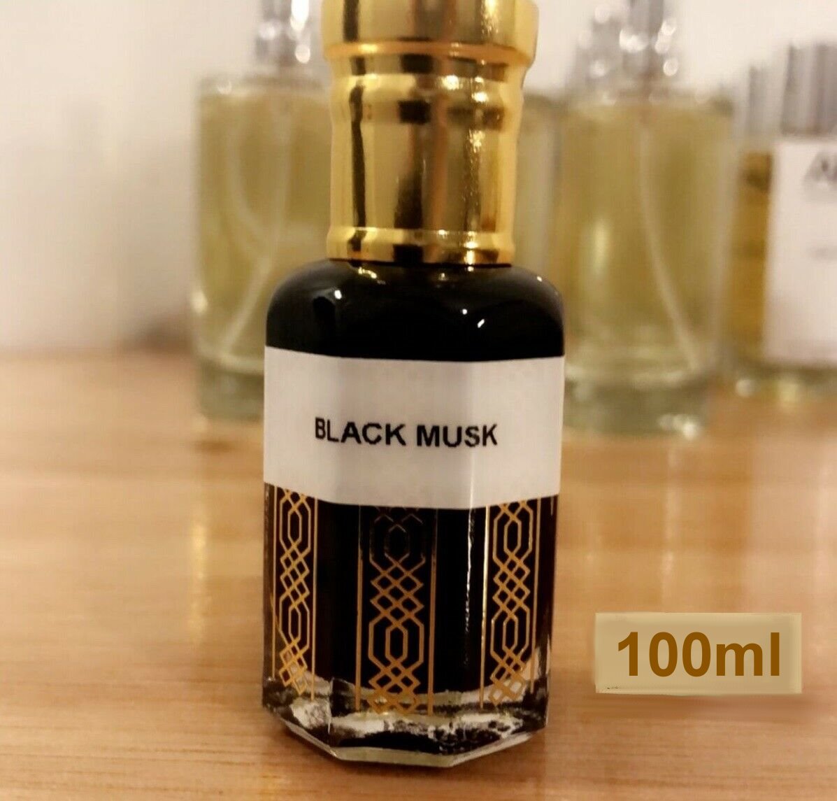 100ml Pure Black Deer Musk Nafa Highest Concentration Oil - For Ruqyah, Jinn Protection & Evil Eye Removal | Spiritual Purification & Aromatherapy Use