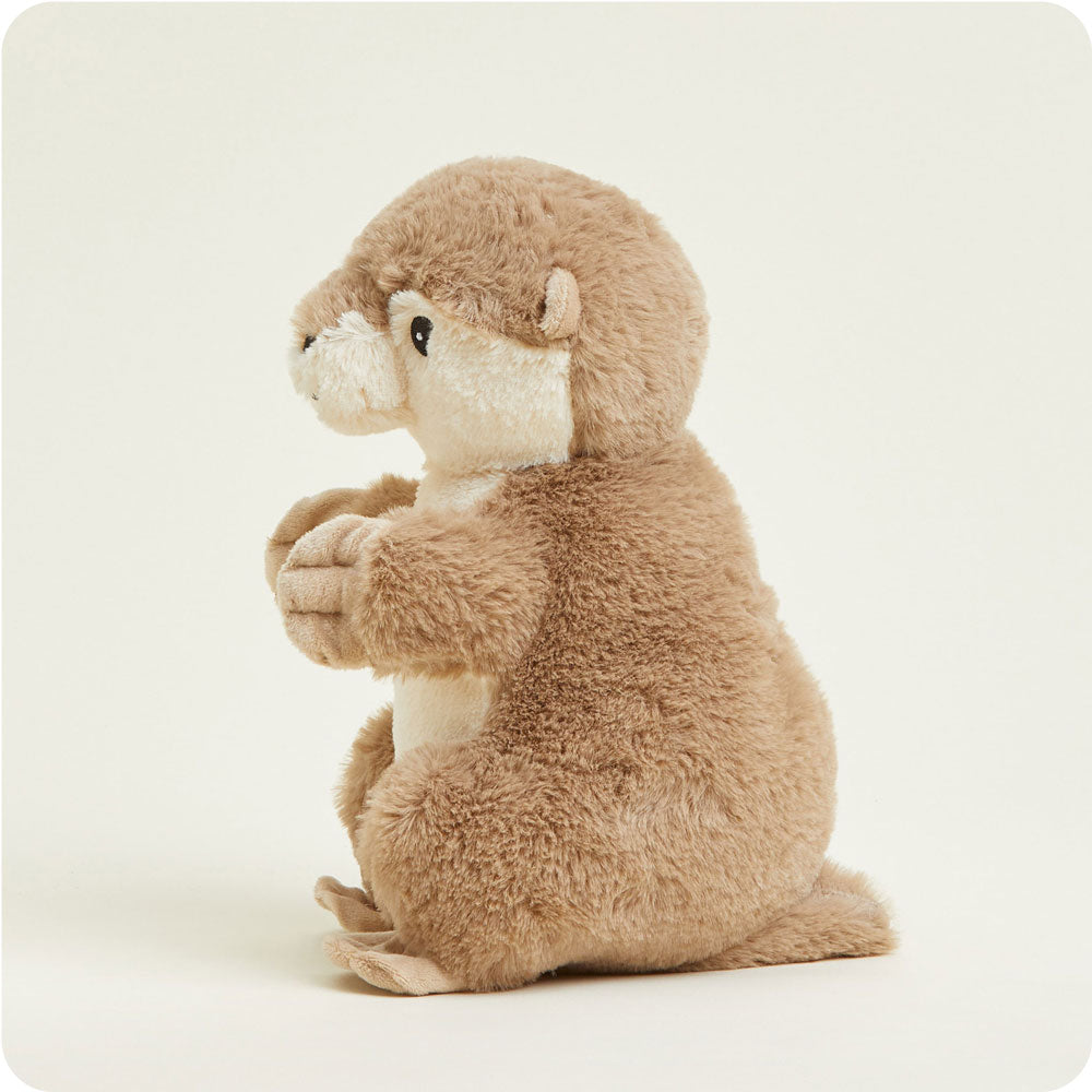 Warmies Otter Plush Toy - Microwaveable Heating Pad for Stress Relief & Pain Relief - Perfect for Kids, Adults & Seniors - Use for Relaxation, Anxiety Relief & Comfort at Home or Office