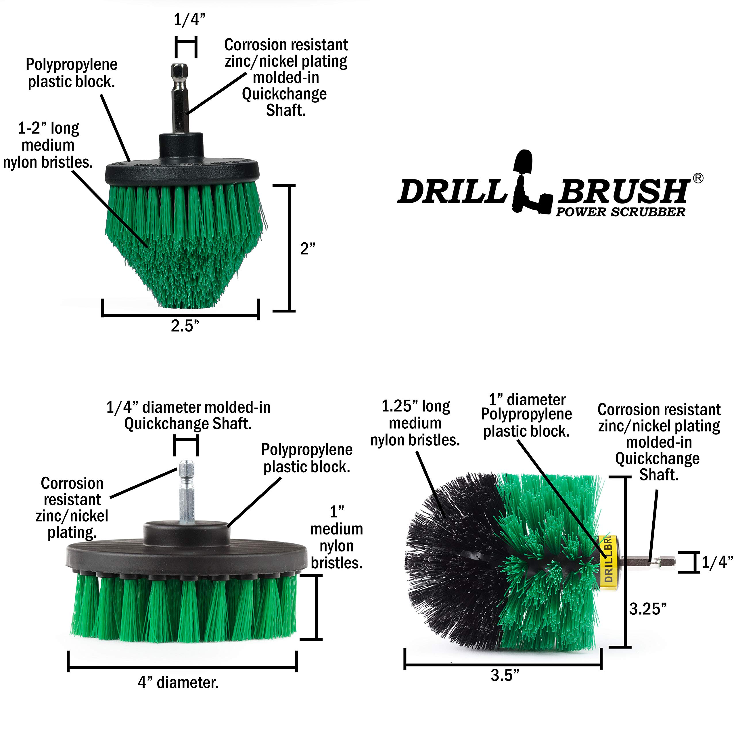 Best Kitchen Cleaning Supplies Set - Heavy Duty Scrubbing Brushes for Stove, Oven & Fridge - Drill Powered Cleaning Kit with Stove Top Cleaner - Essential Home Kitchen Accessories for Deep Cleaning & Stain Removal - Perfect for Daily Kitchen Maintenance, Tough Grease Removal & Appliance Cleaning