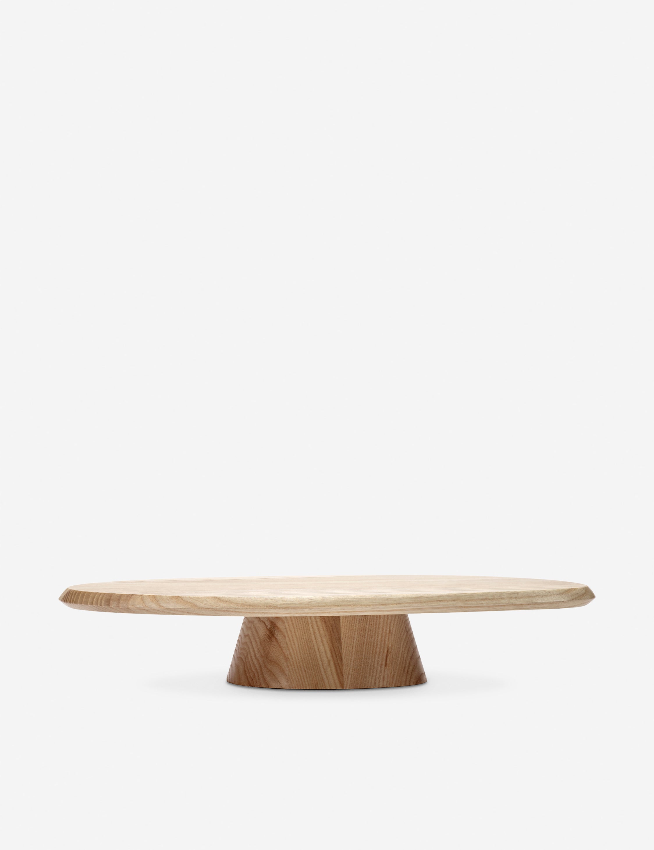 Kelly Wearstler x Serax Dune Ash Wood Cake Stand - Elegant Dessert Display for Weddings, Parties & Home Decor